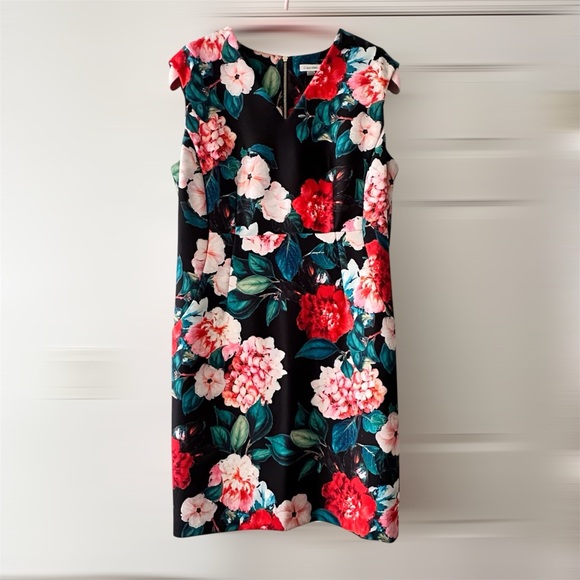 Calvin Klein Dresses & Skirts - ck Calvin Klein Women's Floral Print Sleeveless Sheath Dress Plus Size 20W, EUC
